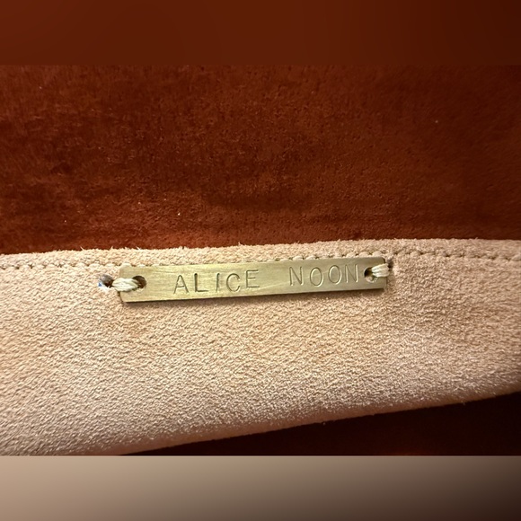 Alice Noon Suede Clutch Handbag - Picture 6 of 8